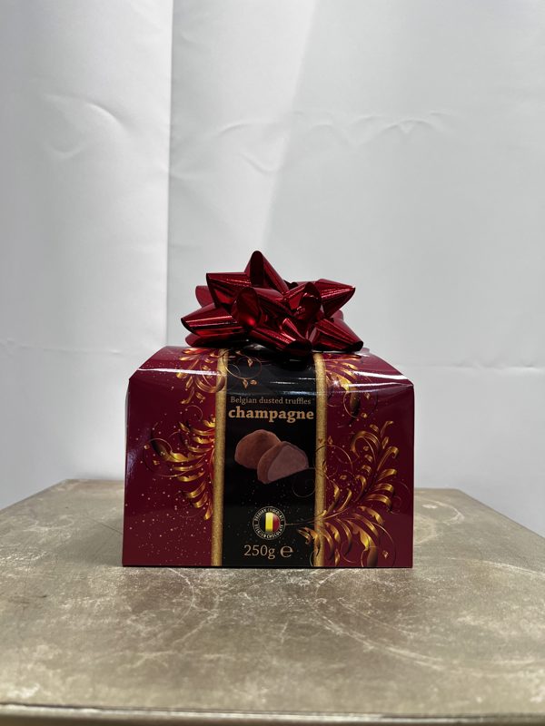 Belgian dusted truffles champagne 