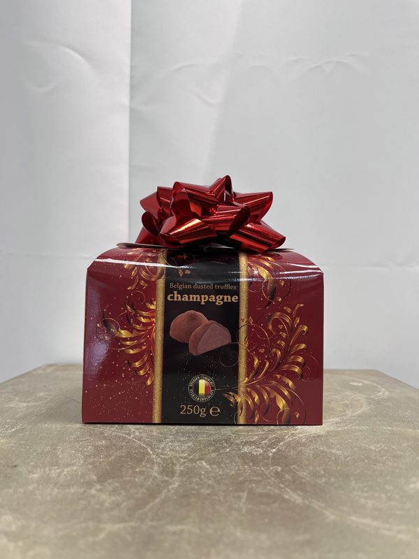 Belgian dusted truffles champagne 